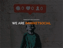 Tablet Screenshot of imarketsocial.net